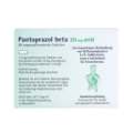 PANTOPRAZOL beta 20 mg acid magensaftres.Tabletten